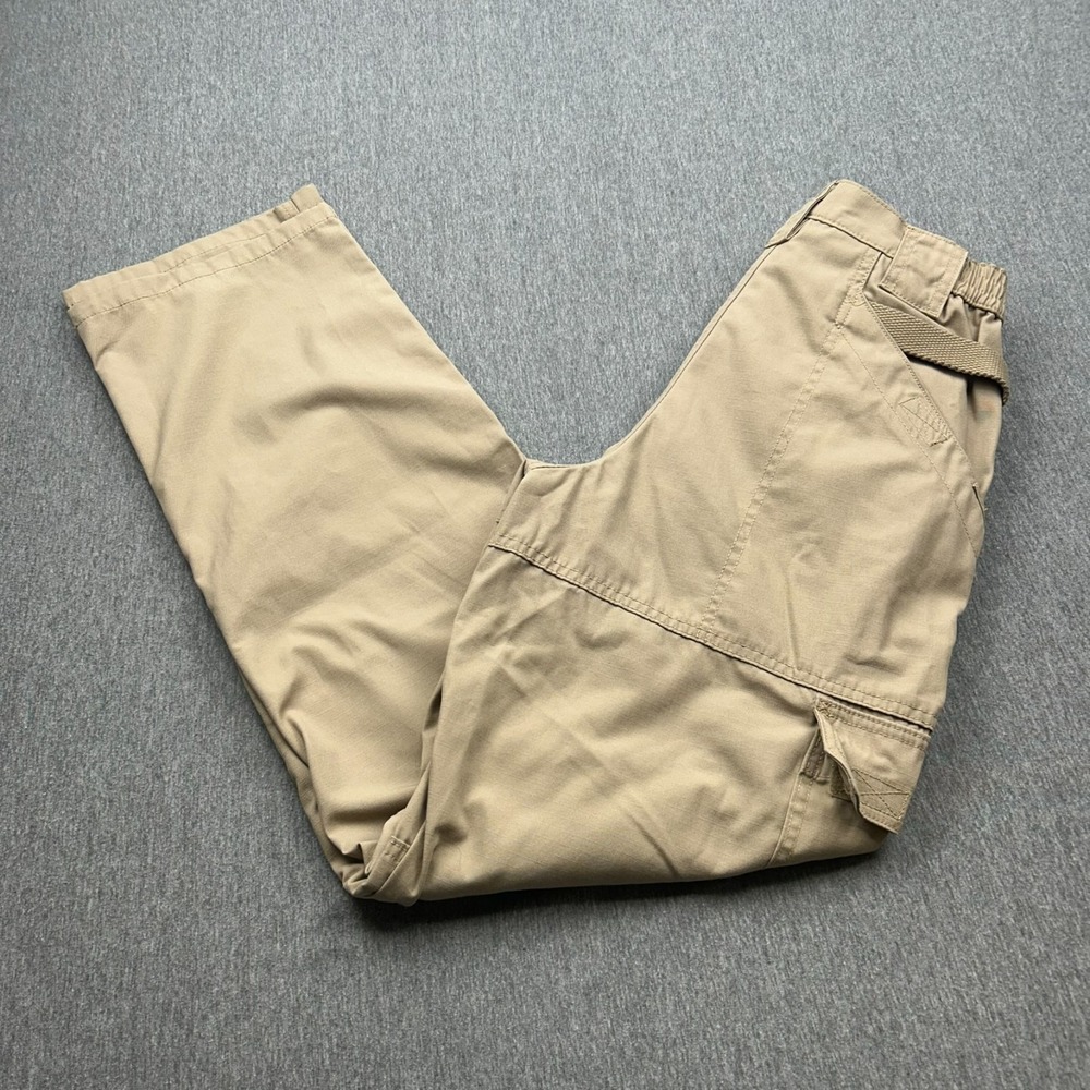5.11 Tactical Taclite Pro Ripstop Cargo Pants Mens 28x32 (26x31) Khaki Workwear